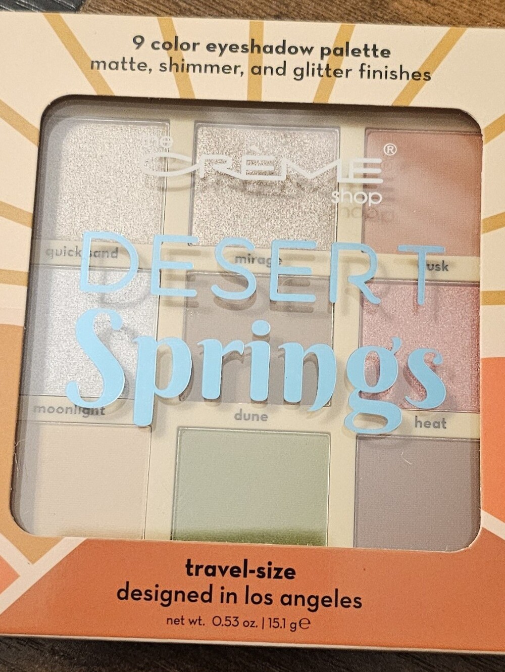 Creme Shop Desert Springs 9-Color Eyeshadow Palette
